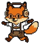 Fox in German clothes